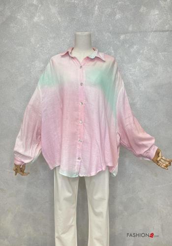 Camicia in Cotone oversize con bottoni - ph 3