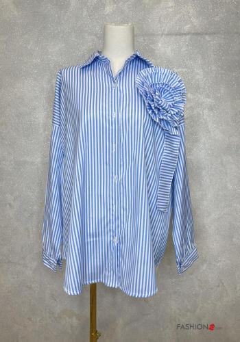 Camicia in Cotone Fantasia righe - ph 2