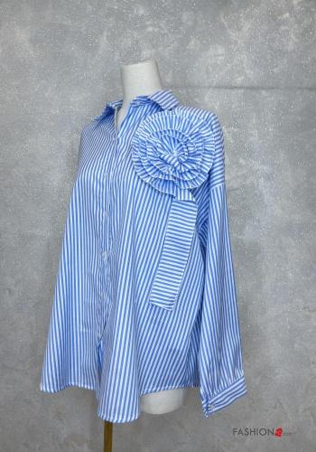 Camicia in Cotone Fantasia righe - ph 3