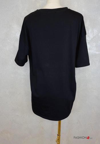 T-shirt in Cotone Fantasia cuore - ph 5