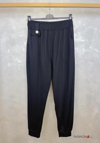 Pantalone sportivo con tasche con elastico - ph 2