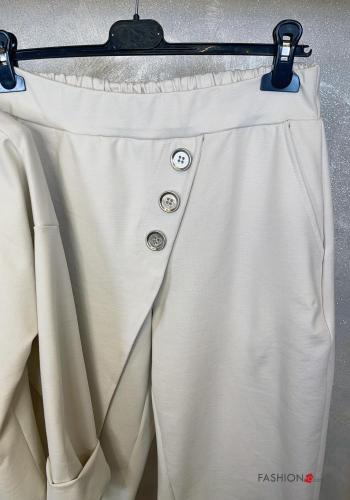 Traje de mujer con bolsillos con botones con elástico - ph 5