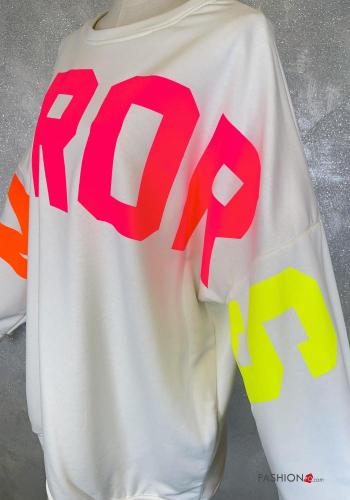 Bedrucktes Sweatshirt aus Baumwolle - ph 3