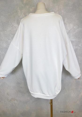 Bedrucktes Sweatshirt aus Baumwolle - ph 4