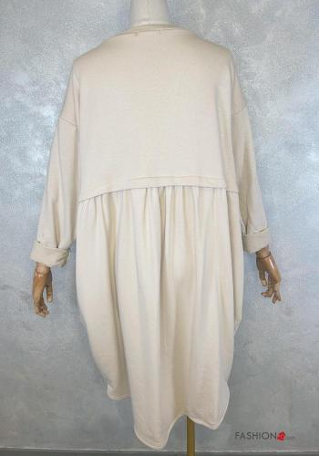 Kleid aus Baumwolle mit Taschen - ph 4