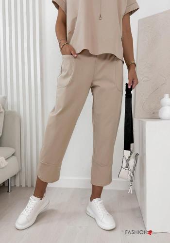 short sleeve Cotton Co-ord with pockets - ph 2