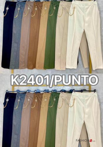 Hose mit Taschen mit gummizug mit kette - ph 2
