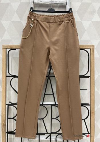 Hose mit Taschen mit gummizug mit kette - ph 4
