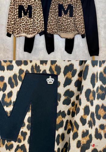 Tiermuster zweiteilige Set aus Baumwolle mit Taschen - ph 3
