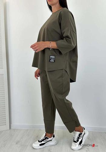 Cotton Co-ord with pockets 3/4 sleeve - ph 4