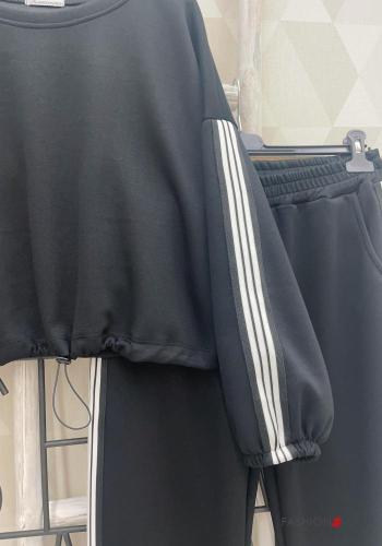 long sleeve crew neck Sports set with pockets with elastic - ph 5