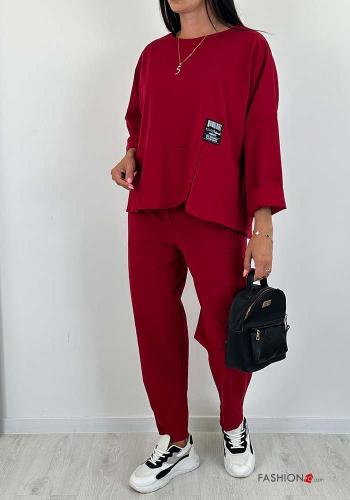 zweiteilige Set aus Baumwolle mit Taschen - ph 4