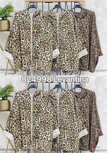 Veste en Coton Imprimé animalier avec poches à capuche avec fermeture éclair - ph 3