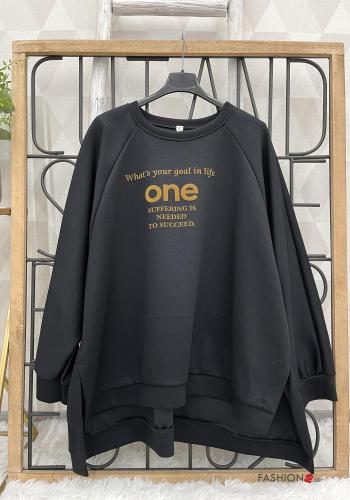 Patterned long sleeve crew neck Sweatshirt - ph 4