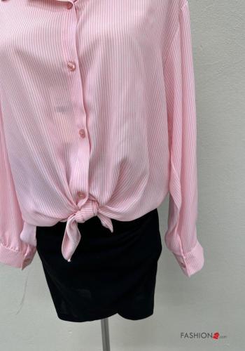 Camicia Fantasia righe con nodo - ph 4