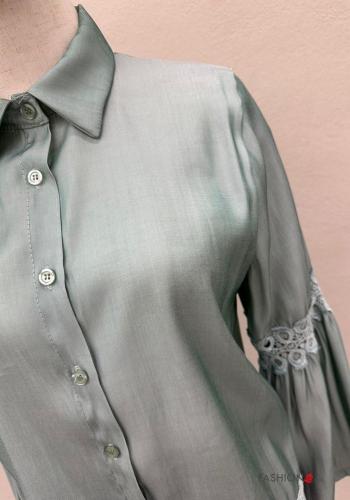 Camisa satén bordado inglés - ph 4