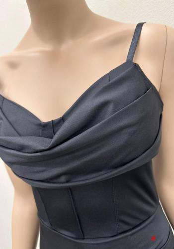 sleeveless long Dress with split - ph 5