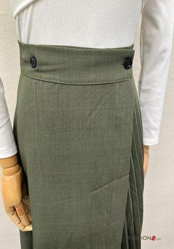 Gonna plissé Longuette con bottoni - ph 4