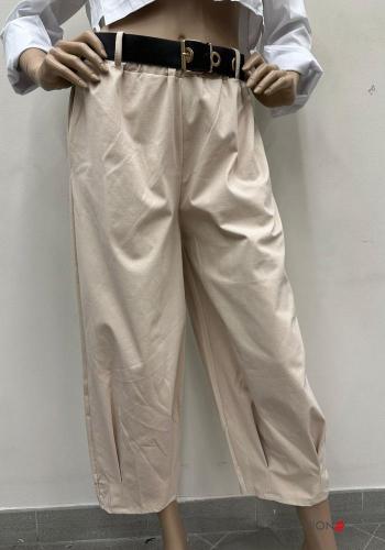Hose aus Baumwolle mit Gürtel - ph 2