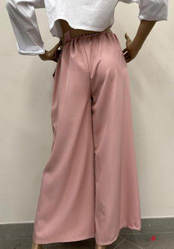 wide leg Hose mit Gürtel mit Taschen - ph 5