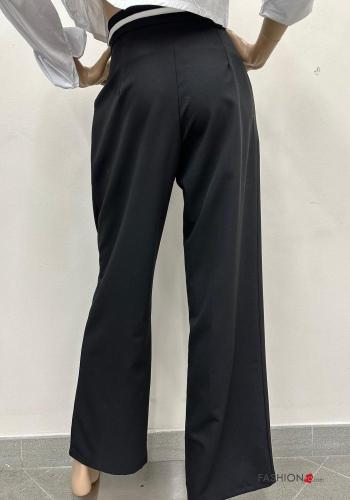 wide leg Hose mit Knöpfen mit Taschen - ph 5