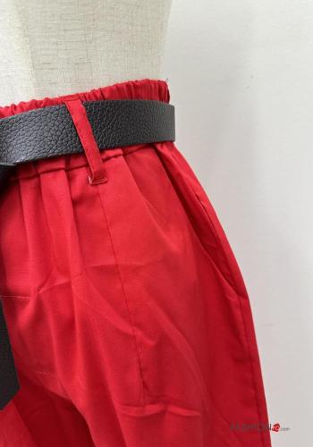 Chino aus Baumwolle mit Gürtel mit gummizug mit Taschen - ph 2
