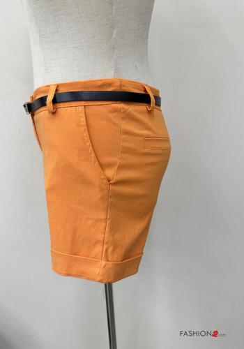 Pantaloncino Short con cintura con zip con tasche con bottoni - ph 5
