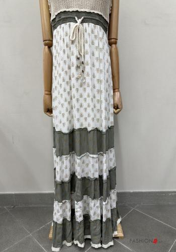 sleeveless long knitted Dress with string - ph 3