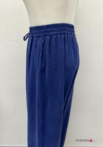 wide leg Chino mit kordelzug mit gummizug - ph 3