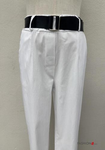 Hose mit Gürtel mit Taschen - ph 4