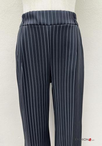 Striped Trousers with pockets with elastic - ph 2