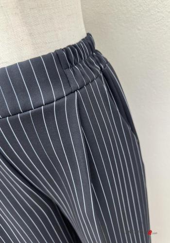 Striped Trousers with pockets with elastic - ph 5