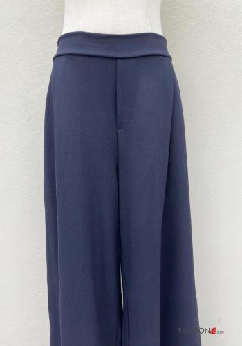 wide leg Hose mit Taschen mit gummizug - ph 2