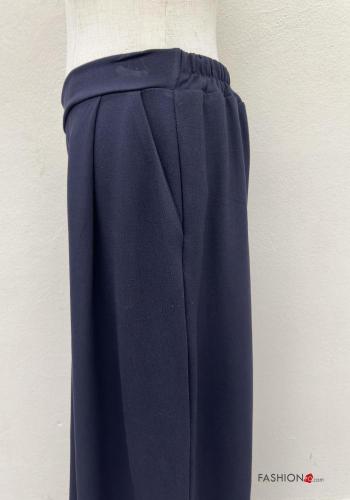 wide leg Hose mit Taschen mit gummizug - ph 3