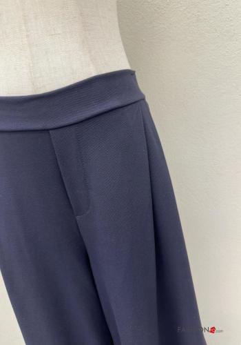 wide leg Hose mit Taschen mit gummizug - ph 4