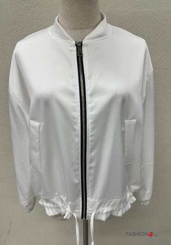 long sleeve Jacket with pockets with drawstring with zip - ph 2