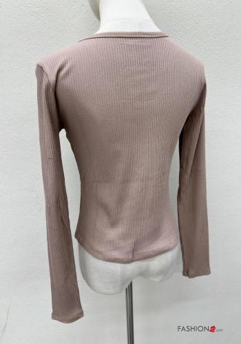 Gerippte Langarmshirt aus Baumwolle - ph 5
