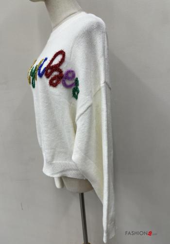 long sleeve crew neck lurex Sweater - ph 4