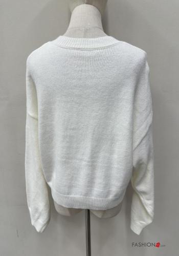 long sleeve crew neck lurex Sweater - ph 5