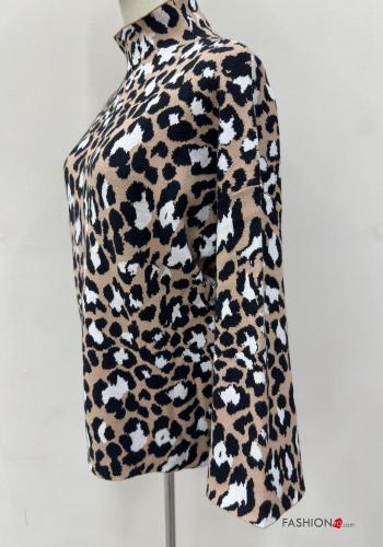 Animal print long sleeve Rollneck - ph 5