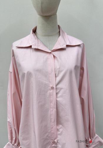 long sleeve with collar Cotton Shirt with buttons - ph 2