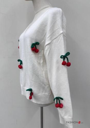 long sleeve Sweater with v-neck - ph 3