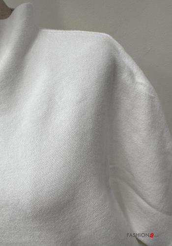 Rollneck 3/4 sleeve with pearls - ph 5
