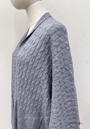 Cardigan lungo con tasche - ph 4
