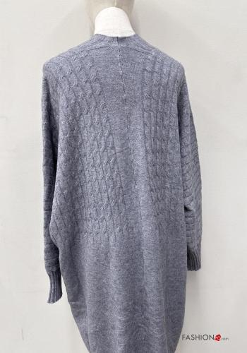 Cardigan lungo con tasche - ph 6