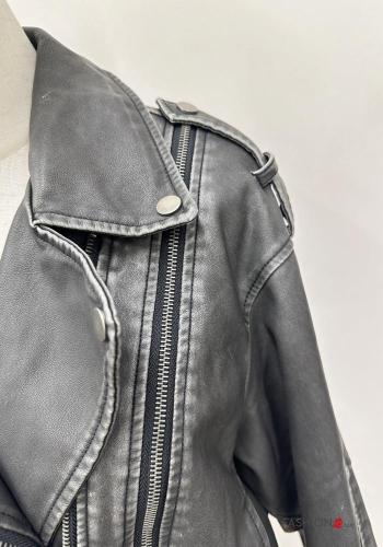 Blouson Style Motard Imprimé coloré - ph 3