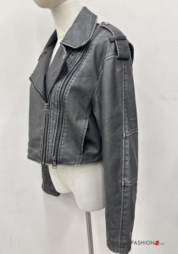 Blouson Style Motard Imprimé coloré - ph 5