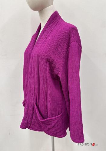 long sleeve Cardigan with pockets - ph 4