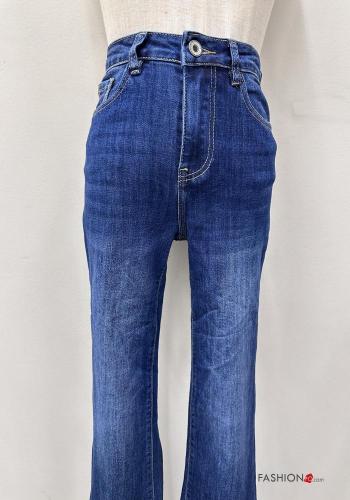 Jeans in Cotone Fantasia colorata - ph 2