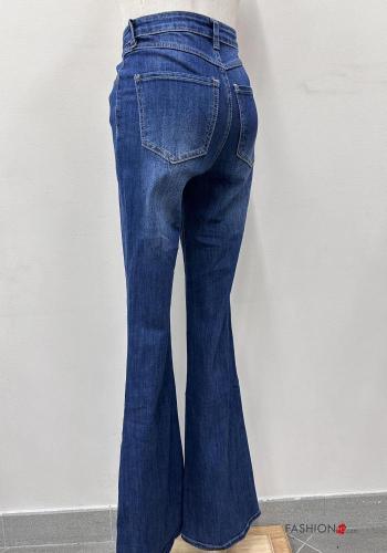 Jeans in Cotone Fantasia colorata - ph 5